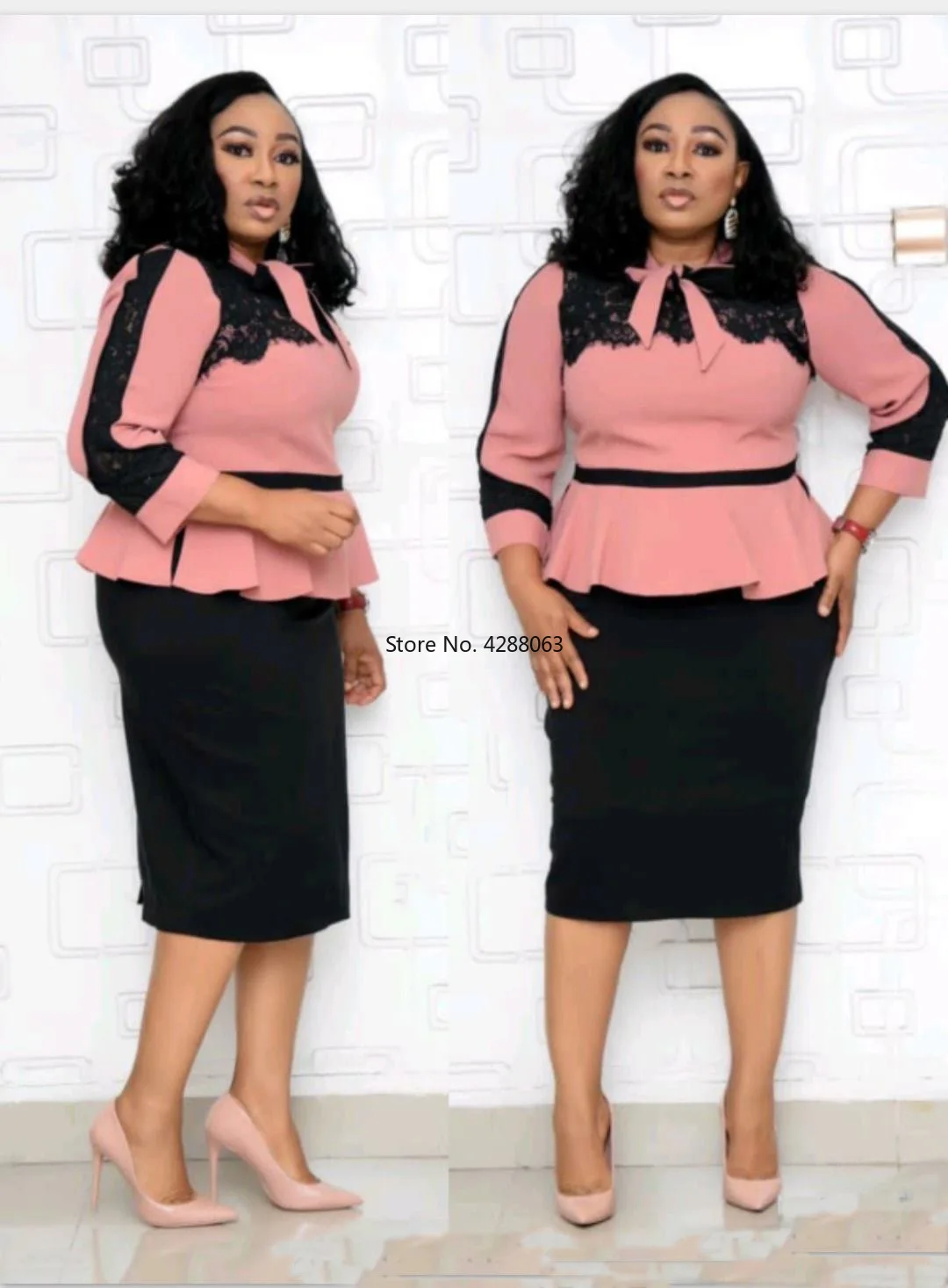 Лето-Осень 2020 платье в африканском стиле с длинным рукавом Женское Платье До