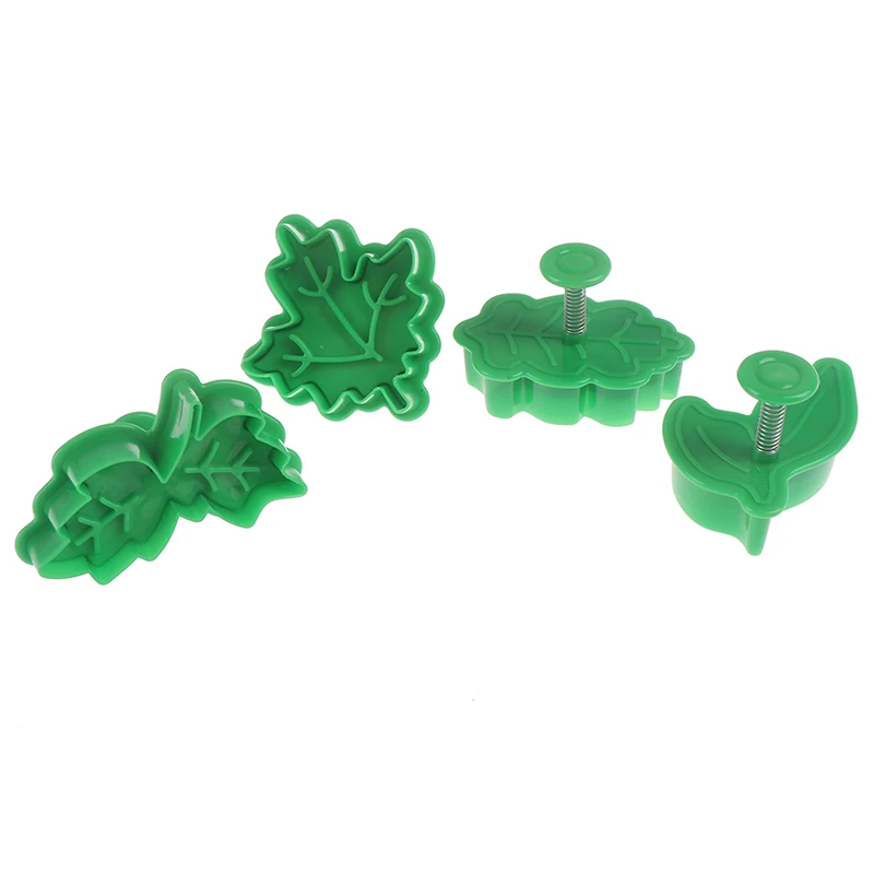 4 шт./компл. пластиковые формочки для печенья в форме листьев сделай сам помадная