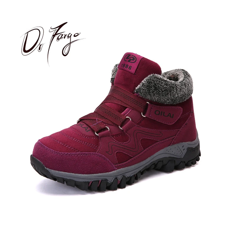 DRFARGO/женские ботинки женские теплые на меху уличные Водонепроницаемые зимние
