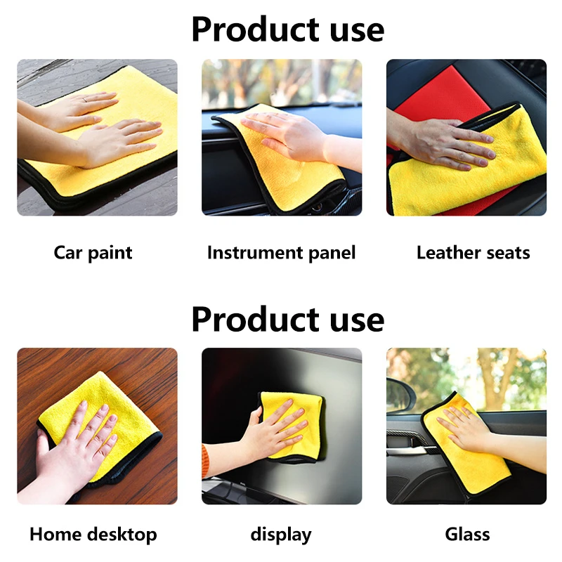 1/3/5 шт Автомойка микрофибры Полотенца мягкое сиденье автомобиля очистки