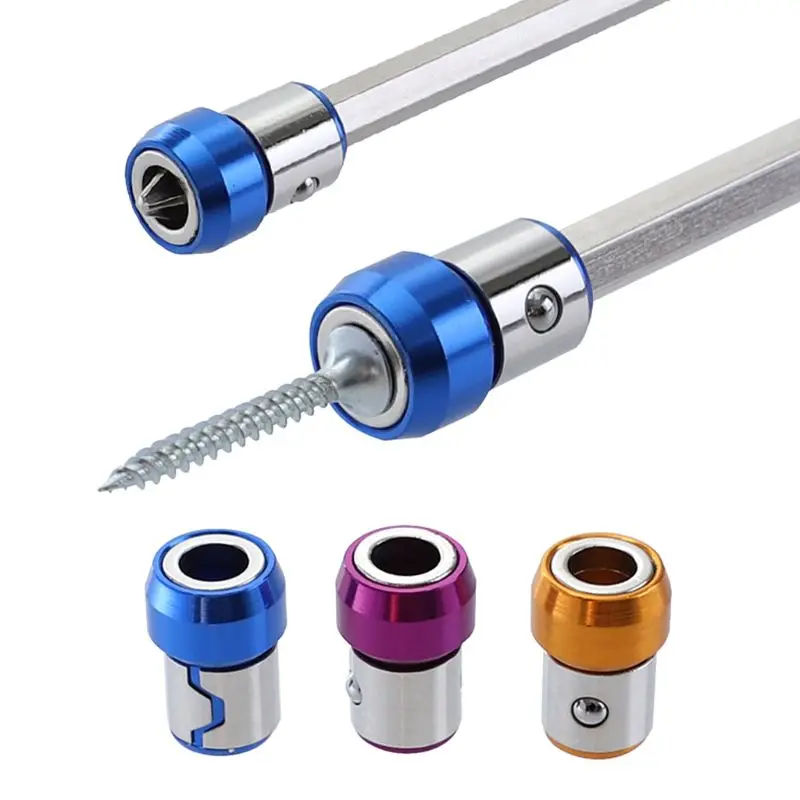 

Screwdriver Magnetic Ring 7mm Metal Card Bead Strong Magnetizer Screw for Electric Phillips Screwdriver Bits F1FC