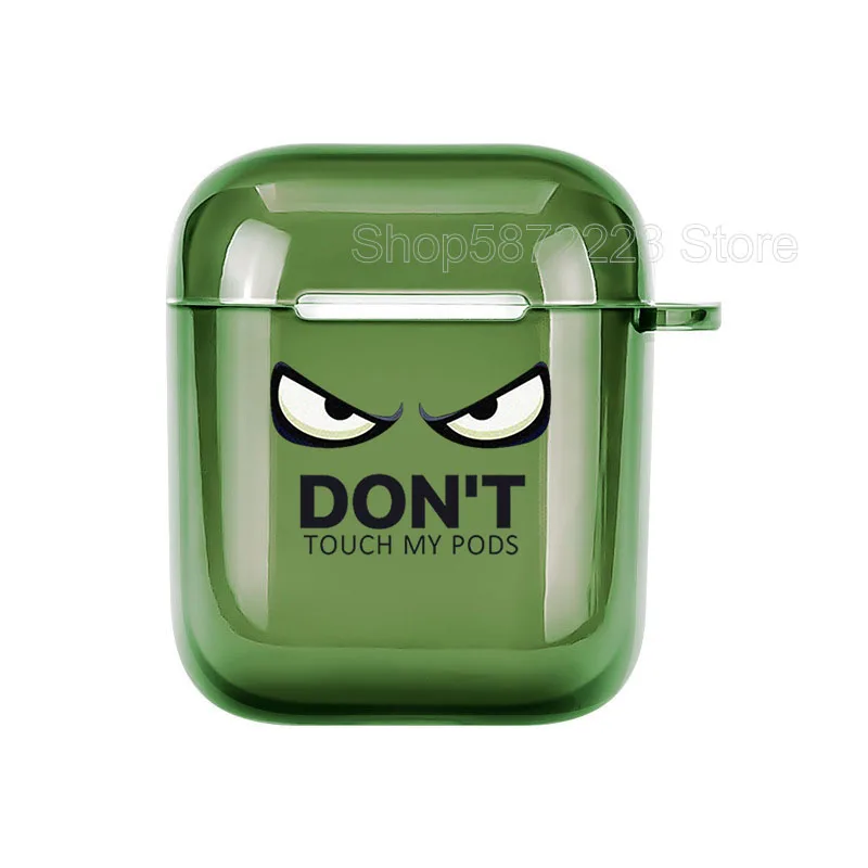 

Чехол с изумрудными цветными буквами для Apple Airpods 2/1/pro Чехол с буквами Bluetooth наушники мягкий чехол для Airpod pro Чехол для наушников