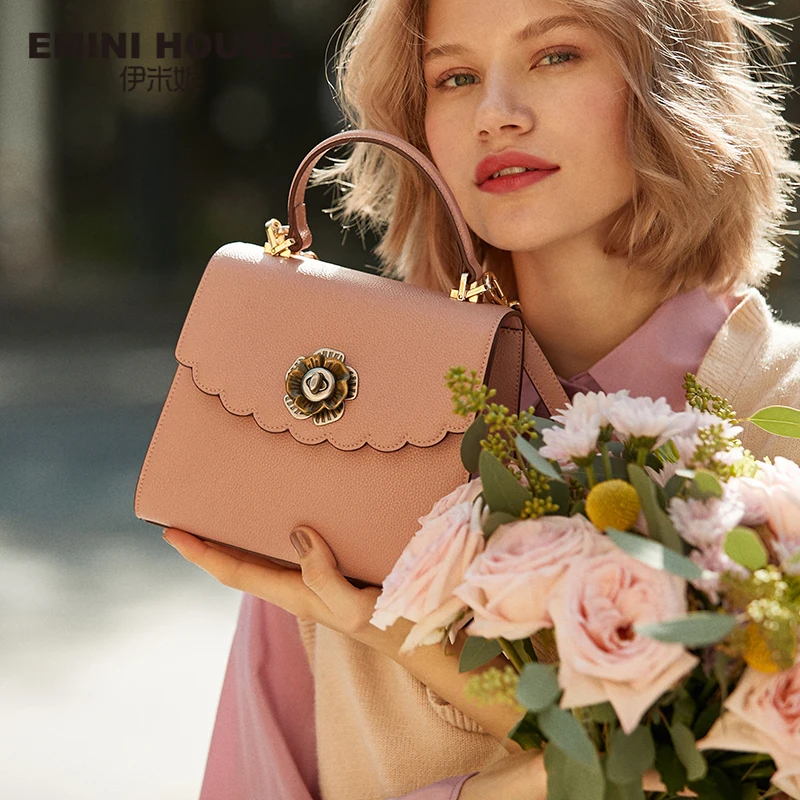 EMINI HOUSE Camellia сумочка Роскошные сумки женские дизайнерские через плечо для женщин