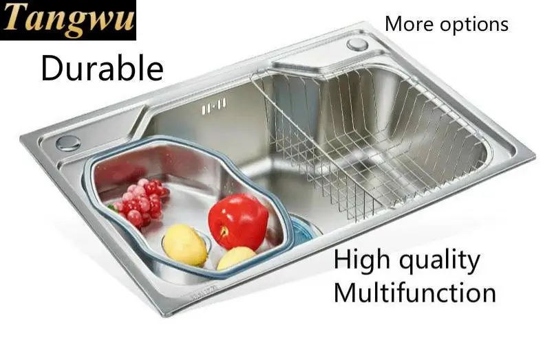 Бесплатная доставка для дома vogue кухонная раковина с одним желобом высокая