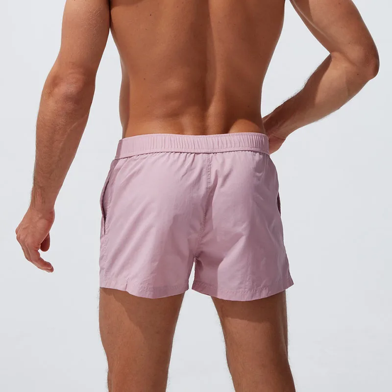 Men's Beach Board Shorts Quick Dry Swimsuits Linning Inside Plus Size Nylon Surfing Trunks XS-XL Swimwear Gym Running Sweatpants | Спорт и