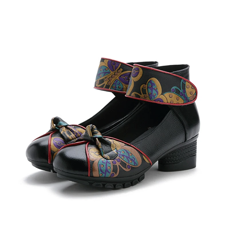 Весна-Осень 2020 Новая модная обувь из натуральной кожи на платформе Женские