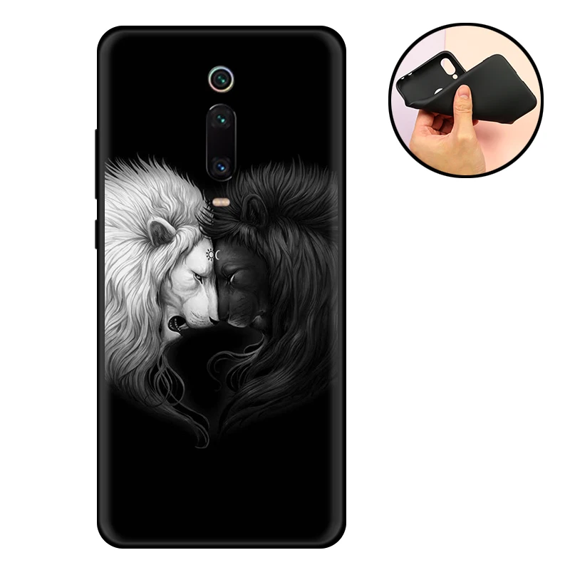 HBSPM Чехлы для Xiao mi Red mi K20, чехол Red mi K20 Pro, черный матовый Силиконовый чехол mi 9 T, задняя крышка для mi 9 T mi 9 T mi 9 T mi 9 T K 20 - Цвет: HBSPM
