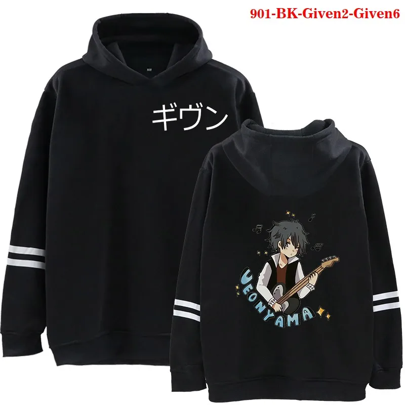

Given Anime Hoodies Harajuku Japanese Music Cartoon Sweatshirt Men Women Clothes Gothic Plus Size Hoodie Fashion Given Tops