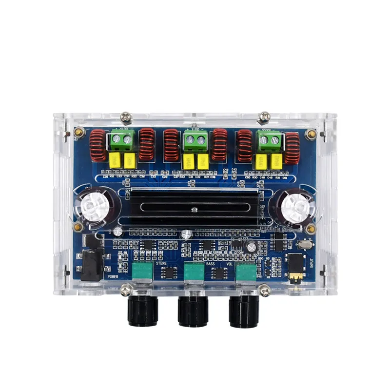 

SOTAMIA TPA3116D2 Power Amplifier Board 2.1 Sound Amplificador Class D Bluetooth-compatible Subwoofer Amplifiers 2x50W+100W