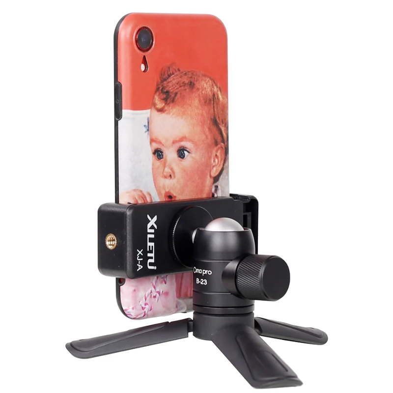 mini phone tripod tabletop smartphone mount clip holder stand w detachable ballhead for iphone x87 plus huawei xiaomi free global shipping
