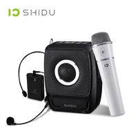 shidu 25w portable voice amplifier waterproof mini audio speaker usb lautsprecher with uhf wireless microphone for teachers s92