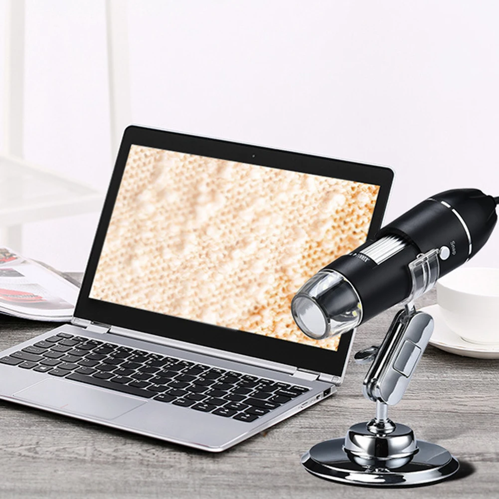 

Adjustable Microscope Magnifier 1000X Digital Electronic 0.3MP Endoscope Camera Muitifunctional Lightweight Elements Part