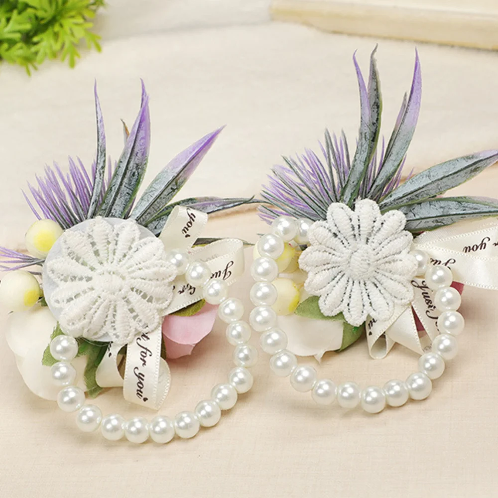 

Wedding Wrist Corsage Decorative Wedding Ceremony Party Use Wrist Corsage
