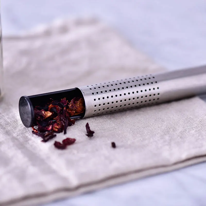 Stainless Steel Loose Leaf Tea Filer Infuser Stick Steeper Strainer for Herbs Spices Maker | Дом и сад
