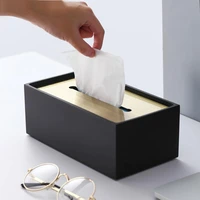 light nordic luxury tissue box rectangular decoration resin box storage room be table coffee for home toilet paper roll