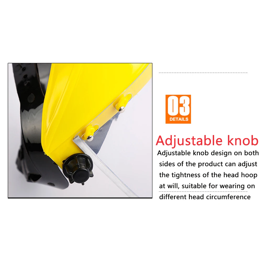 Экран Прочный регулируемый Ангел лицо щит безопасности шлифовальные козырьки