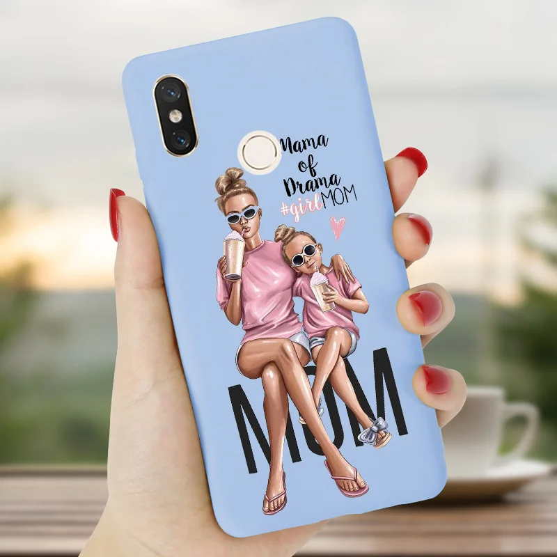 LSMM1 Детский чехол для телефона Super Mom Girl для Xiaomi Redmi Note 8 PRO 8 T 8 T 7 6 5 Plus 5A 6A 7A 8A чехол для Redmi 7 силиконовый чехол-бампер - Цвет: LSMM1