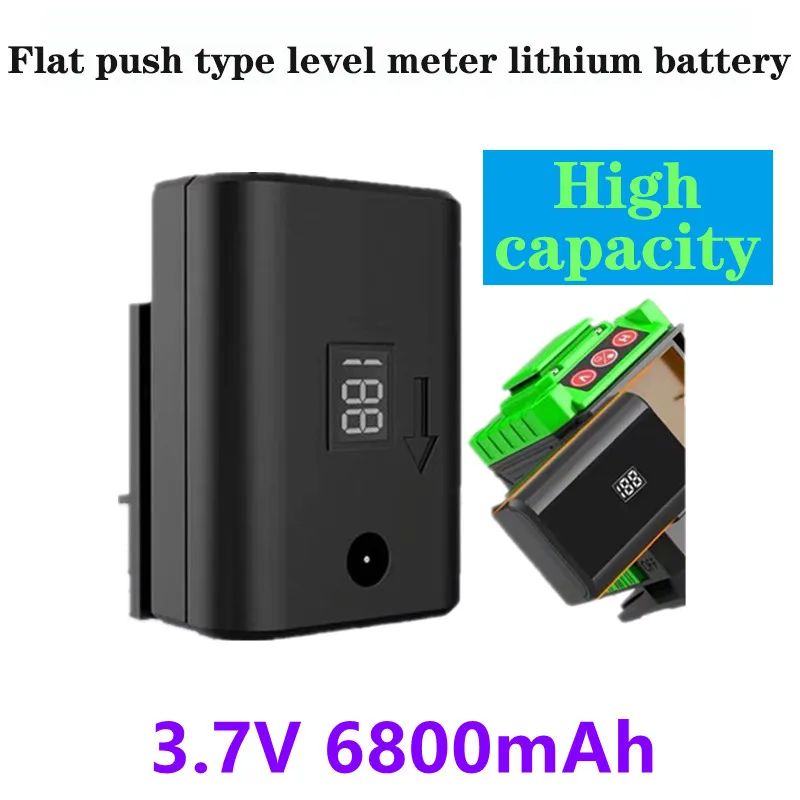 

Мощный лазерный уровень с аккумулятором на 6800 мАч, 360 строительных инструментов для выравнивания 3D, 12 линий, мощный зеленый лазерный уровень...