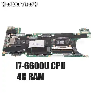 nokotion laptop motherboard for lenovo thinkpad t470s 01er314 dt471 nm b081 i7 6600u cpu ddr4 4g ram free global shipping