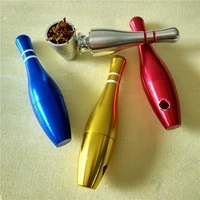 mini bowling smoking pipes creative tobacco smoke tube portable smoke herb smoking accessories tabaco accesorios