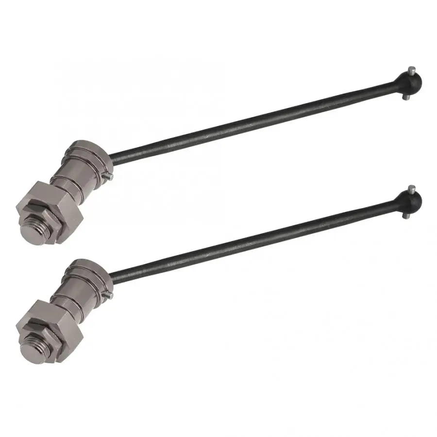 Front Drive Shaft 2 шт./компл. RC алюминиевый сплав амортизатор демпфер/сервопривод Tie Rod/вал переднего привода для TRAXXAS XMAXX 1/5 дистанционное управление автомобиля - Цвет: Front Drive Shaft