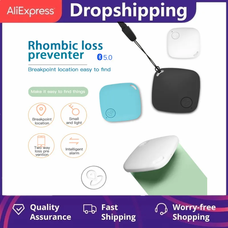 

Pets Smart GPS Tracker Anti-lost Alarm Tag Wireless Bluetooth-Compatible Tracker Child Bag Wallet Key Finder Locator Key Finder