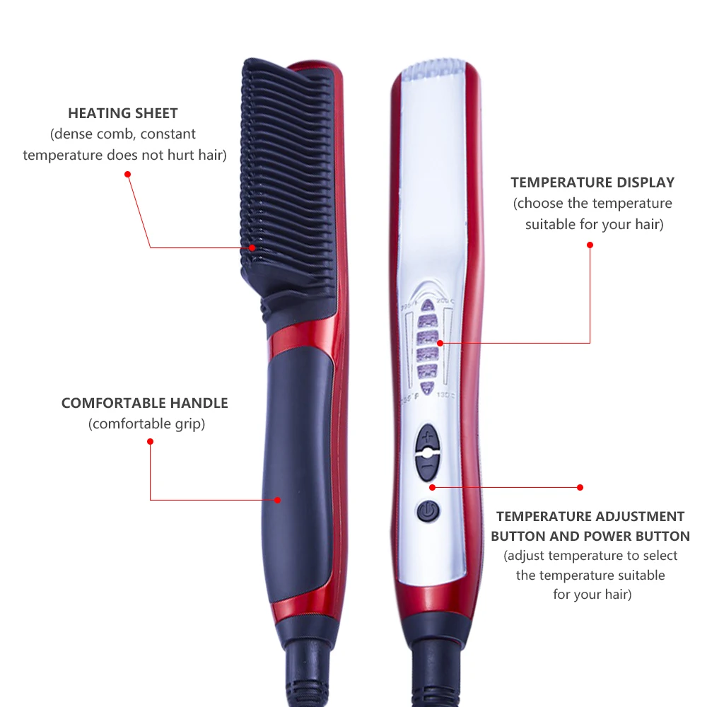 Новый профессиональный выпрямитель для волос Расческа электрическая щетка