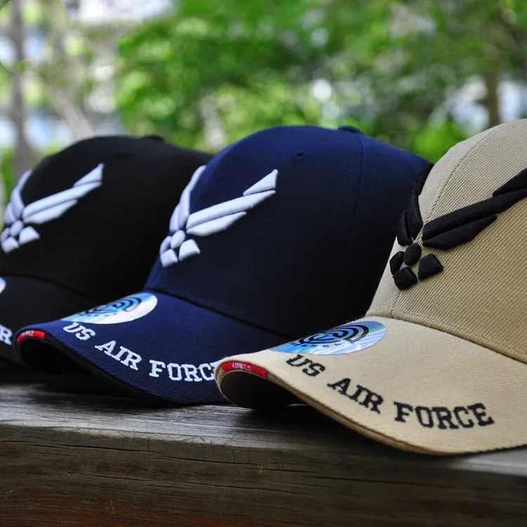 Тактическая Кепка US AIR FOREC бейсболка для мужчин Снэпбэк Регулируемая в стиле