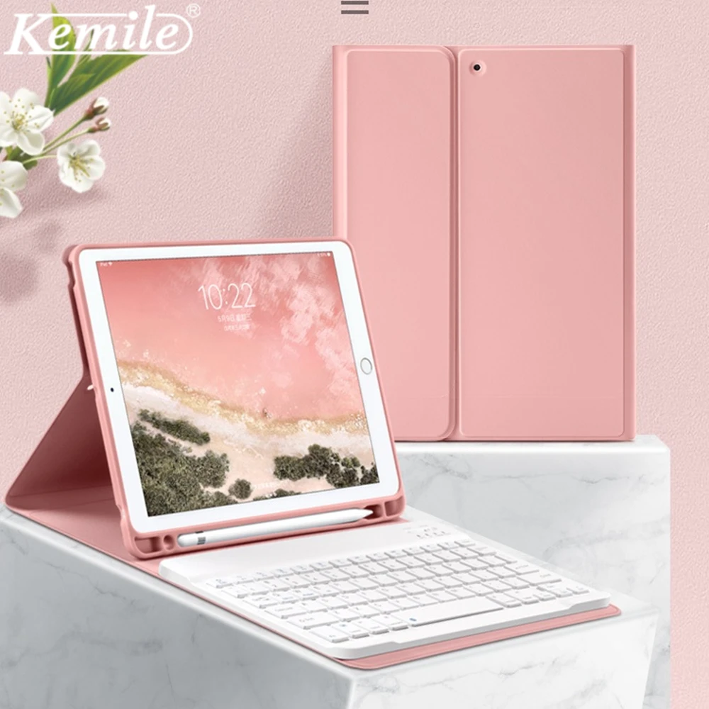 

Keyboard Case for iPad 9.7 2017 2018 5th 6th Air 1/2 9.7 Pro 9.7 Cover funda Keyboard for iPad Air 9.7 Air 2 9.7 6th soft Case