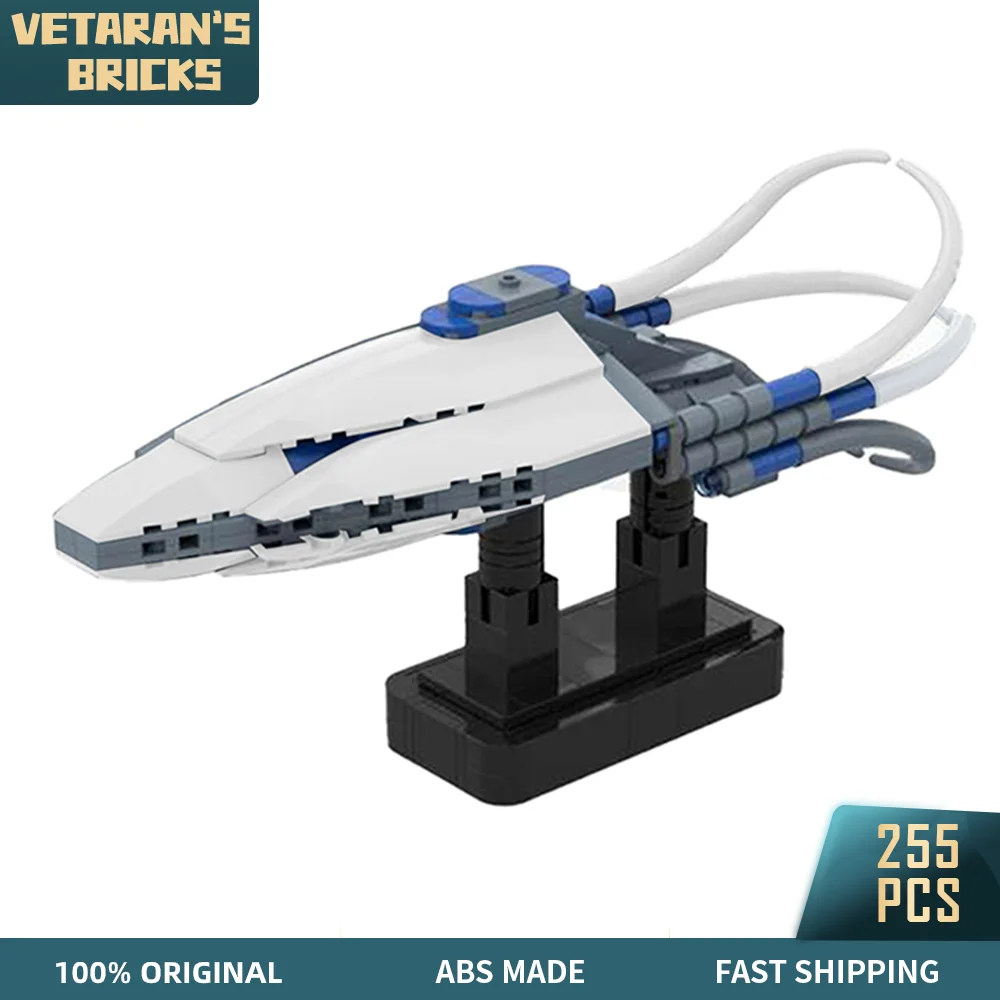 

MOC The Orville модель космического корабля Explorer переносной корабль, игрушка для детей, Детский конструктор, Совместимые Кирпичи, Рождественский ...