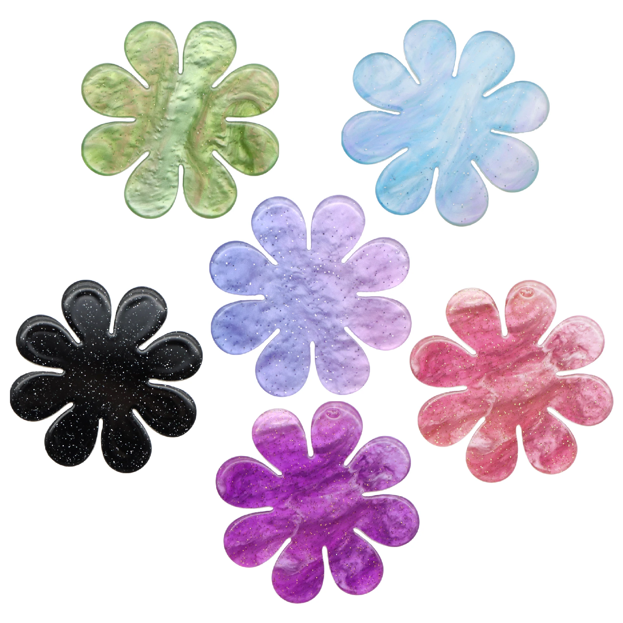 5 шт. ацетатные акриловые подвески для сережек украшения ожерелья аксессуары