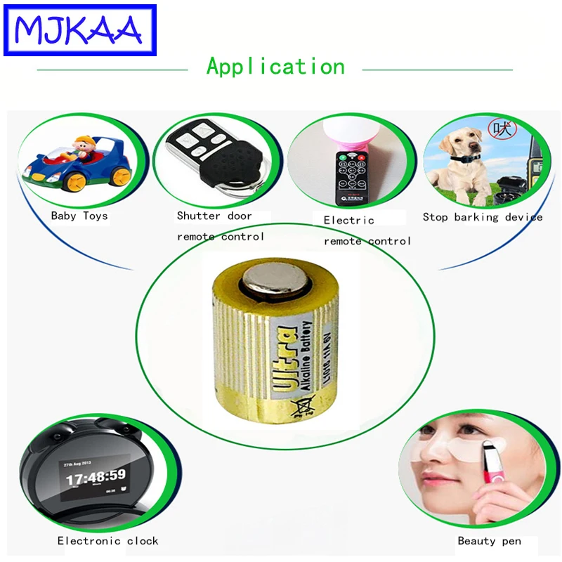 Щелочные батареи MJKAA L1016 11A6V 5 шт. 11A 6В сухое питание для пульта дистанционного