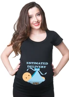 pregnancy gift estimated delivery birth announcement maternity tee shirt pregnancy t shirt