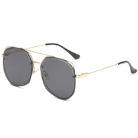 2021 woman trending vingtage retail wide wholesale sunglasses shades oversize men holiday popular custom logo stainless