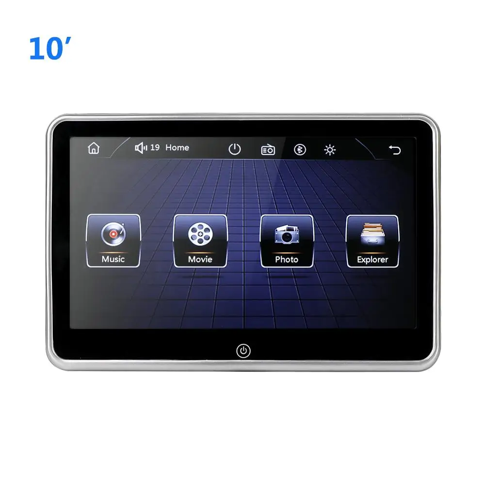 

Новинка 2021, развлекательные 10-дюймовые TFT цветные ЖК-наушники для заднего сиденья автомобиля, мониторы, входное радио, AV-монитор для автомобильного аудиопроигрывателя MP5