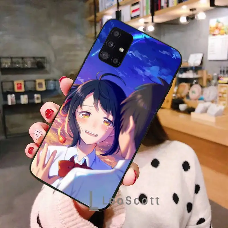 

Anime Your Name Phone Cases For Samsung A50 A51 A71 A31 A21S S8 S9 S10 S20 S21 Plus Fe Ultra 4G 5G