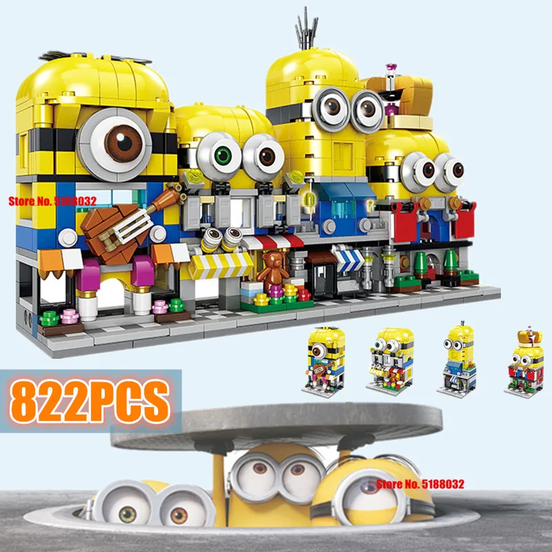 

New 870PCS Pixar Cars 2 3 Lightning Mcqueen Creative Streetview Cartoon Plant City Idea Building Block Brick Toy Gift