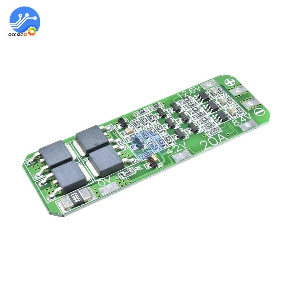 Защитная плата зарядного устройства для литий ионных и батарей 3S 20A модуль защиты