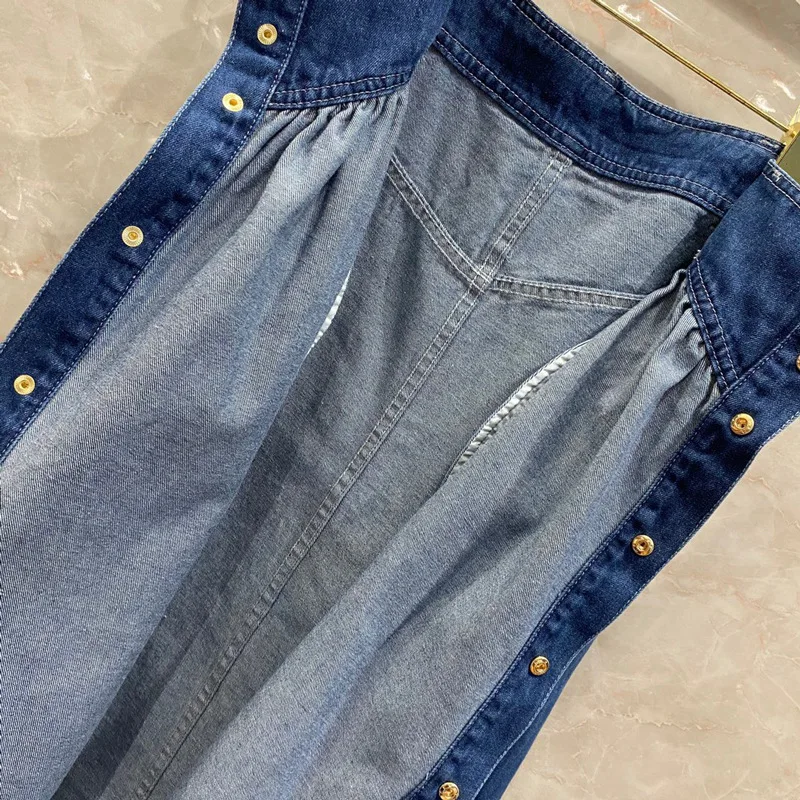 Spring 2021 Fashion women's High quality Designer High-rise Denim Skirts B908