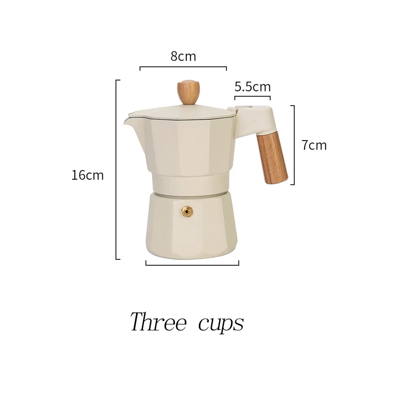 Алюминиевый 10 угловой съемный горшок высокого давления для извлечения Мока