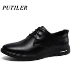 Зимние Повседневные мужские туфли Дерби, кожаные оксфорды, роскошная брендовая теплая меховая официальная обувь, мужская офисная Свадебная деловая обувь, мокасины