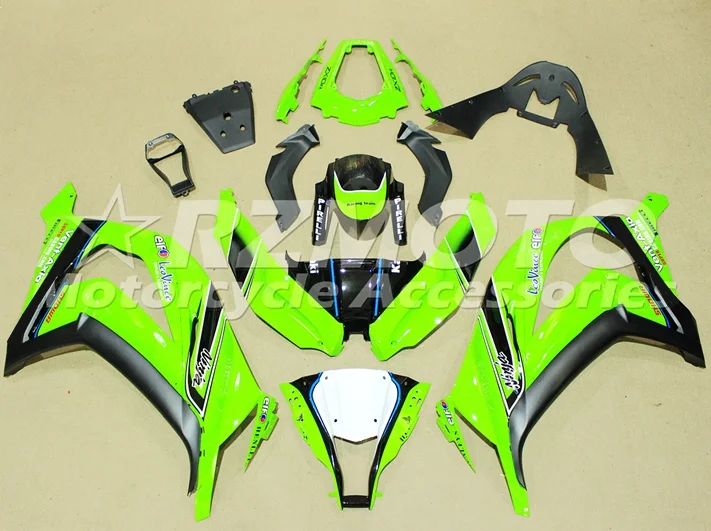 

Новый ABS полный обтекатель комплект подходит для Kawasaki Ninja ZX-10R 2011 2012 2013 2014 2015 zx10r 11 12 13 14 15 бодикон набор холодный зеленый