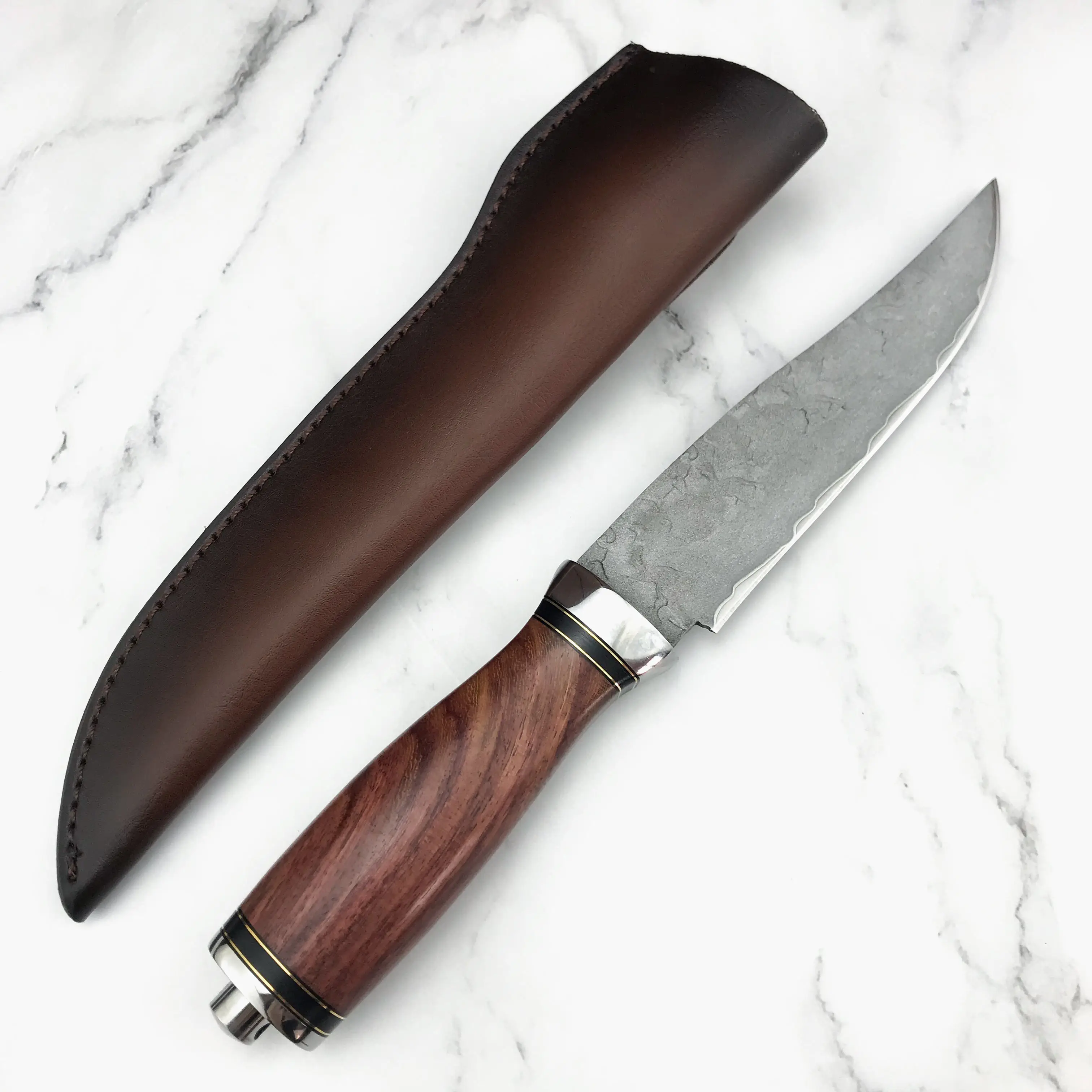 

Straight Knife Tactical Fixed Blade Machete Hunting Knife Military Combat Bowie Knife Outdoor Self Defense Survival Camping Tool