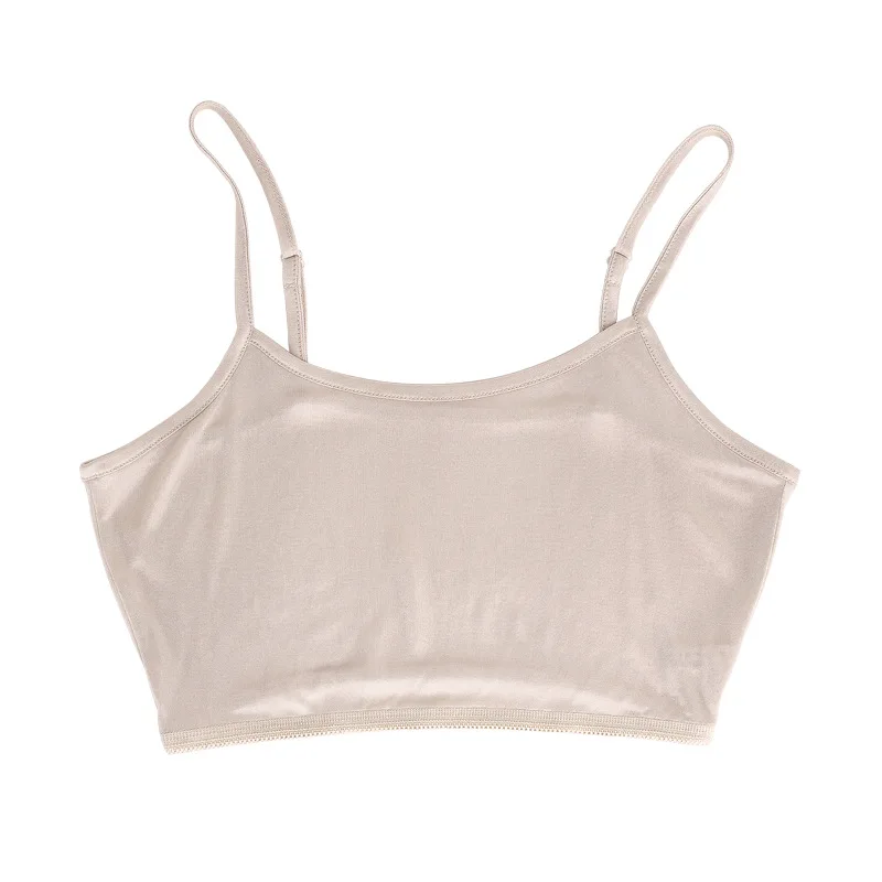 

Silk Tube Top Summer Thin Lady Simple Bottoming Shirt Underwear