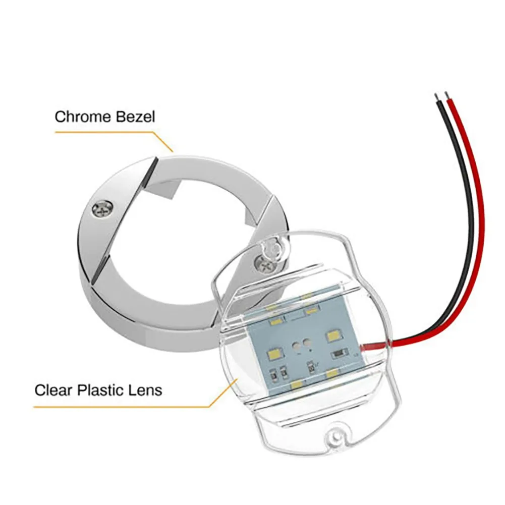 

Светодиодная Подвесная лампа для лодки, белая, 6-28-35-smd, аксессуары для салона, подсветсветильник, декоративные светильники, детали, круглая, ...