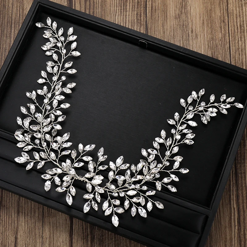 Свадебные аксессуары для волос Хрустальная лента роскошные украшения парадный