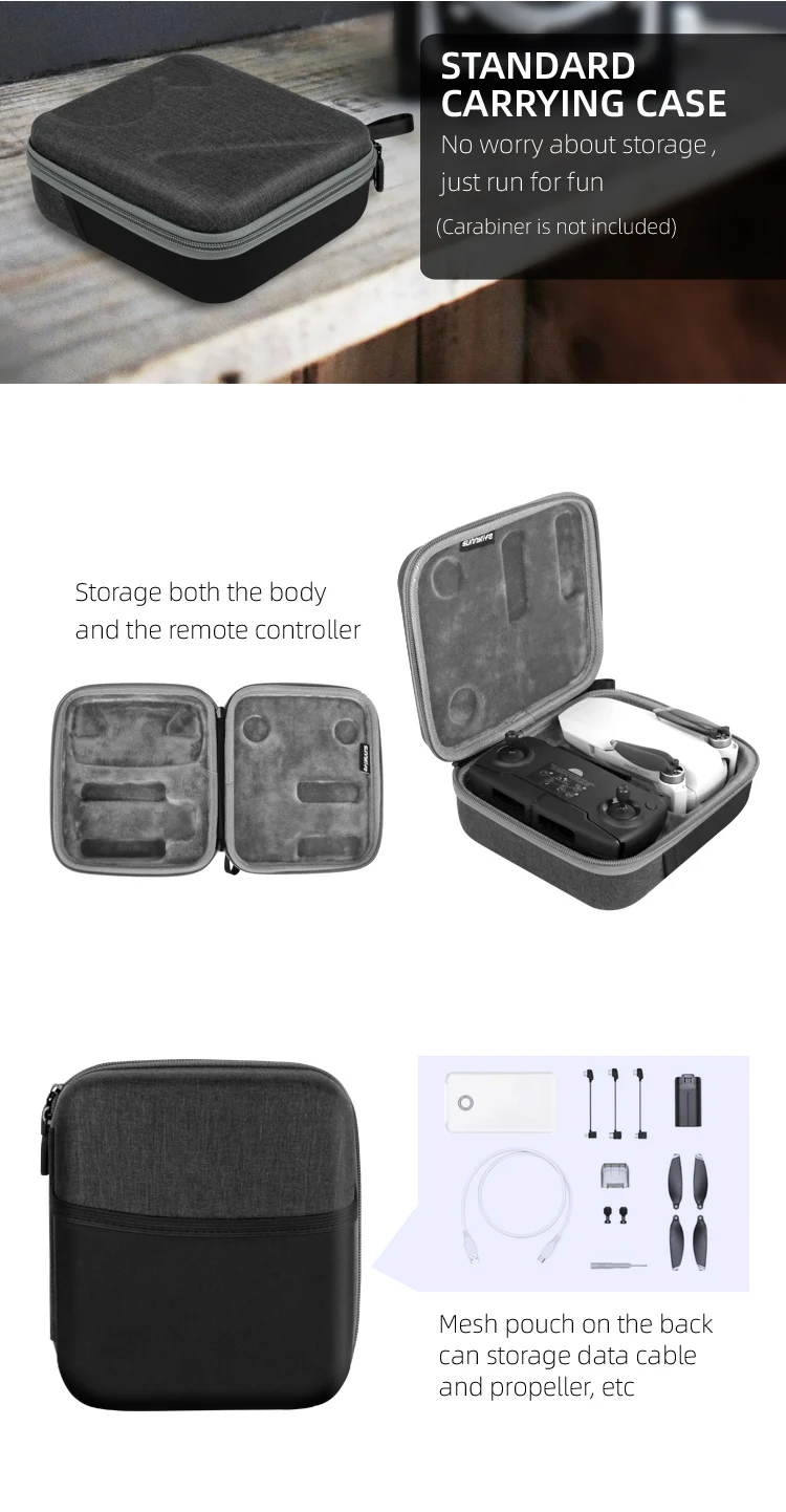 Чехол для переноски Sunnylife для DJI Mavic Mini Портативная сумка для хранения Дрон корпус пульт дистанционного управления защита Mavic Mini АКСЕССУАРЫ
