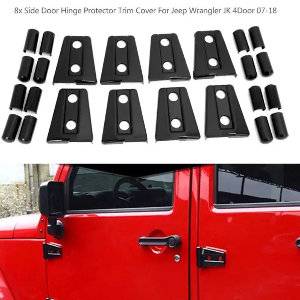 

8 шт., аксессуары для Jeep Wrangler JK 4D 07-18