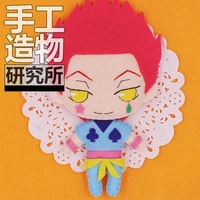 anime hunter%c3%97hunter hisoka soft stuffed toys diy handmade pendant keychain doll creative gift