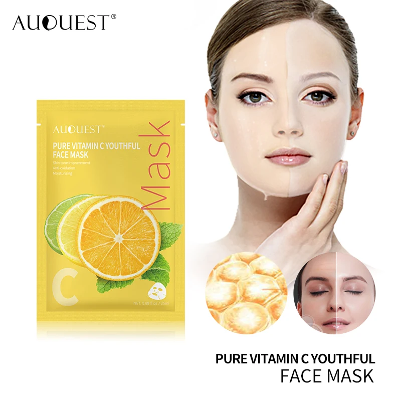 Увлажняющая отбеливающая маска для лица с витамином C | Красота и здоровье